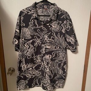 ROARK REVVAL BLESS UP SHORT SLEEVE SHIRT MEN'S SZ XL